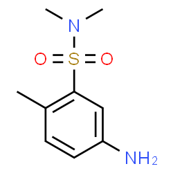 ChemSpider 2D Image | 5-Amino-N,N,2-trimethylbenzenesulfonamide | C9H14N2O2S