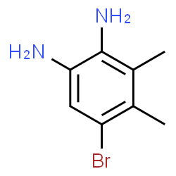 ChemSpider 2D Image | 5-Bromo-3,4-dimethyl-1,2-benzenediamine | C8H11BrN2