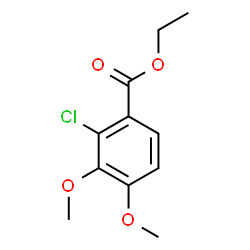 ChemSpider 2D Image | ETHYL 2-CHLORO-3,4-DIMETHOXYBENZOATE | C11H13ClO4
