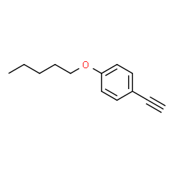 ChemSpider 2D Image | 4-Ethynylphenyl pentyl ether | C13H16O