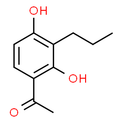 ChemSpider 2D Image | 2,4-Dihydroxy-3-Propylacetophenone | C11H14O3