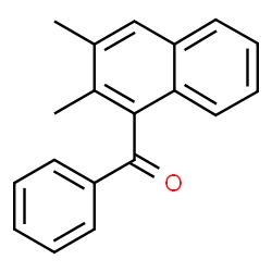 ChemSpider 2D Image | (2,3-Dimethyl-1-naphthyl)(phenyl)methanone | C19H16O
