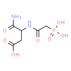 ChemSpider 2D Image | N~2~-(Phosphonoacetyl)-alpha-asparagine | C6H11N2O7P