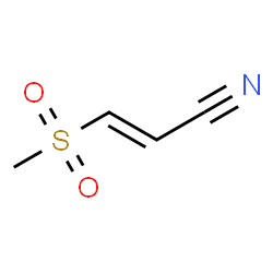 ChemSpider 2D Image | (2E)-3-(Methylsulfonyl)acrylonitrile | C4H5NO2S