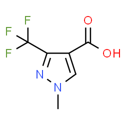 ChemSpider 2D Image | 1-Methyl-3-trifluoromethyl-1H-pyrazole-4-carboxylic acid | C6H5F3N2O2