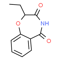 ChemSpider 2D Image | 2-Ethyl-1,4-benzoxazepine-3,5(2H,4H)-dione | C11H11NO3
