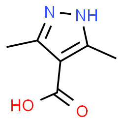 ChemSpider 2D Image | 3,5-Dimethyl-1H-pyrazole-4-carboxylic acid | C6H8N2O2