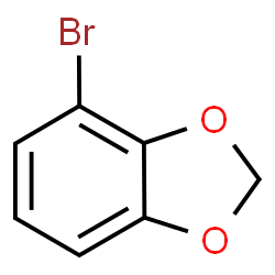 ChemSpider 2D Image | 4-Bromo-1,3-benzodioxole | C7H5BrO2