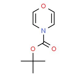 ChemSpider 2D Image | 2-Methyl-2-propanyl 4H-1,4-oxazine-4-carboxylate | C9H13NO3