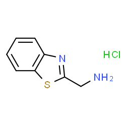 ChemSpider 2D Image | benzo[d]thiazol-2-ylmethanamine hydrochloride | C8H9ClN2S