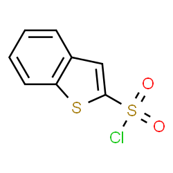 ChemSpider 2D Image | 1-Benzothiophene-2-sulfonyl chloride | C8H5ClO2S2