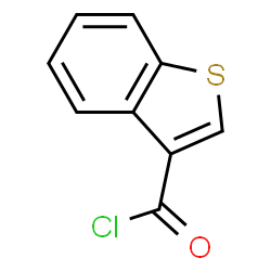 ChemSpider 2D Image | 1-Benzothiophene-3-carbonyl chloride | C9H5ClOS