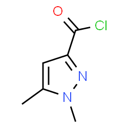 ChemSpider 2D Image | 1,5-dimethylpyrazole-3-carbonyl chloride | C6H7ClN2O