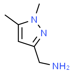 ChemSpider 2D Image | (1,5-Dimethyl-1H-pyrazol-3-yl)methanamine | C6H11N3