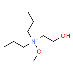ChemSpider 2D Image | (2-Hydroxyethyl)(methoxy)dipropylammonium | C9H22NO2