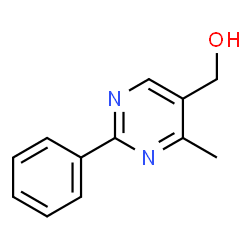 ChemSpider 2D Image | (4-Methyl-2-phenyl-5-pyrimidinyl)methanol | C12H12N2O