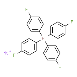 ChemSpider 2D Image | Sodium tetrakis(4-fluorophenyl)borate(1-) | C24H16BF4Na