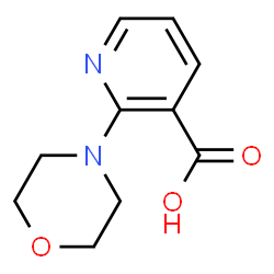 ChemSpider 2D Image | 2-Morpholinonicotinic acid | C10H12N2O3