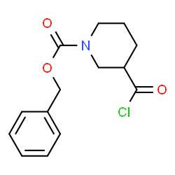 ChemSpider 2D Image | 1-Benzyloxycarbonylpiperidine-3-carbonyl chloride | C14H16ClNO3