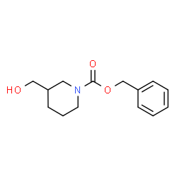 ChemSpider 2D Image | Benzyl 3-(hydroxymethyl)-1-piperidinecarboxylate | C14H19NO3