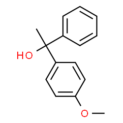 ChemSpider 2D Image | 1-(4-Methoxyphenyl)-1-phenylethanol | C15H16O2
