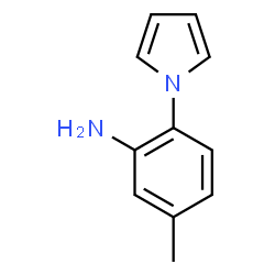 ChemSpider 2D Image | 5-METHYL-2-(PYRROL-1-YL)ANILINE | C11H12N2