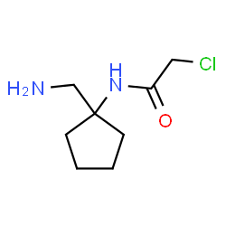 ChemSpider 2D Image | N-[1-(Aminomethyl)cyclopentyl]-2-chloracetamid | C8H15ClN2O