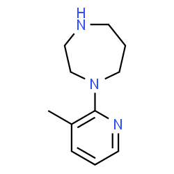 ChemSpider 2D Image | 1-(3-Methyl-2-pyridinyl)-1,4-diazepan | C11H17N3