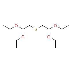 ChemSpider 2D Image | 2-[(2,2-Diethoxyethyl)sulfanyl]-1,1-diethoxyethane | C12H26O4S