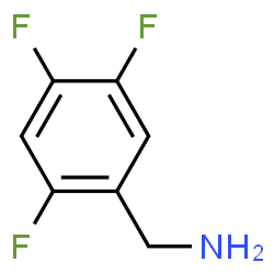 ChemSpider 2D Image | 2,4,5-Trifluorobenzylamine | C7H6F3N