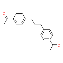 ChemSpider 2D Image | 1,1'-(1,3-Propanediyldi-4,1-phenylene)diethanone | C19H20O2