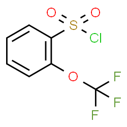 ChemSpider 2D Image | 2-(Trifluoromethoxy)benzenesulfonyl chloride | C7H4ClF3O3S