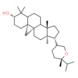 ChemSpider 2D Image | (3beta,5xi,8xi,9beta,20S,24S)-24-Methyl-21,24-epoxy-9,19-cyclolanostan-3-ol | C31H52O2