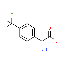 ChemSpider 2D Image | 4-(Trifluoromethyl)phenylglycine | C9H8F3NO2