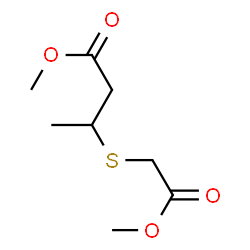 ChemSpider 2D Image | Methyl 3-[(2-methoxy-2-oxoethyl)sulfanyl]butanoate | C8H14O4S