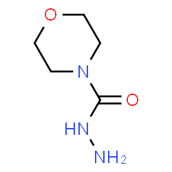 ChemSpider 2D Image | 4-Morpholinecarbohydrazide | C5H11N3O2