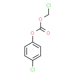 ChemSpider 2D Image | Chloromethyl 4-chlorophenyl carbonate | C8H6Cl2O3