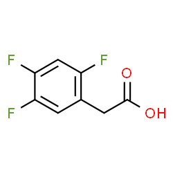 ChemSpider 2D Image | (2,4,5-Trifluorophenyl)acetic acid | C8H5F3O2