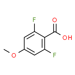 ChemSpider 2D Image | 2,6-Difluoro-4-methoxybenzoic acid | C8H6F2O3