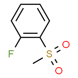 ChemSpider 2D Image | 1-Fluoro-2-(methylsulfonyl)benzene | C7H7FO2S