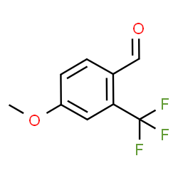 ChemSpider 2D Image | 4-Methoxy-2-(trifluoromethyl)benzaldehyde | C9H7F3O2