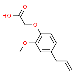 ChemSpider 2D Image | (4-Allyl-2-methoxyphenoxy)acetic acid | C12H14O4