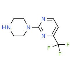 ChemSpider 2D Image | 1-(4-Trifluoromethylpyrimidin-2-yl)piperazine | C9H11F3N4