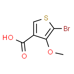 ChemSpider 2D Image | 5-Bromo-4-methoxythiophene-3-carboxylicacid | C6H5BrO3S