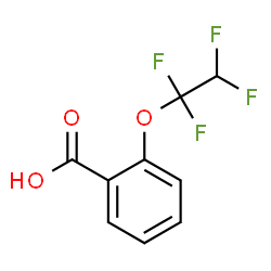 ChemSpider 2D Image | 2-(1,1,2,2-Tetrafluoroethoxy)benzoic acid | C9H6F4O3