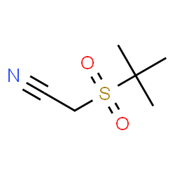 ChemSpider 2D Image | (tert-Butylsulfonyl)acetonitrile | C6H11NO2S