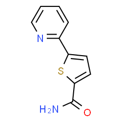 ChemSpider 2D Image | 5-pyridin-2-ylthiophene-2-carboxamide | C10H8N2OS