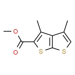 ChemSpider 2D Image | METHYL 3,4-DIMETHYLTHIENO[2,3-B]THIOPHENE-2-CARBOXYLATE | C10H10O2S2