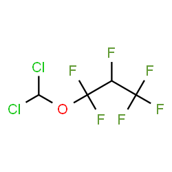ChemSpider 2D Image | 1-(Dichloromethoxy)-1,1,2,3,3,3-hexafluoropropane | C4H2Cl2F6O