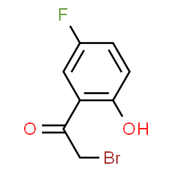 ChemSpider 2D Image | 5-Fluoro-2-hydroxyphenacyl bromide | C8H6BrFO2